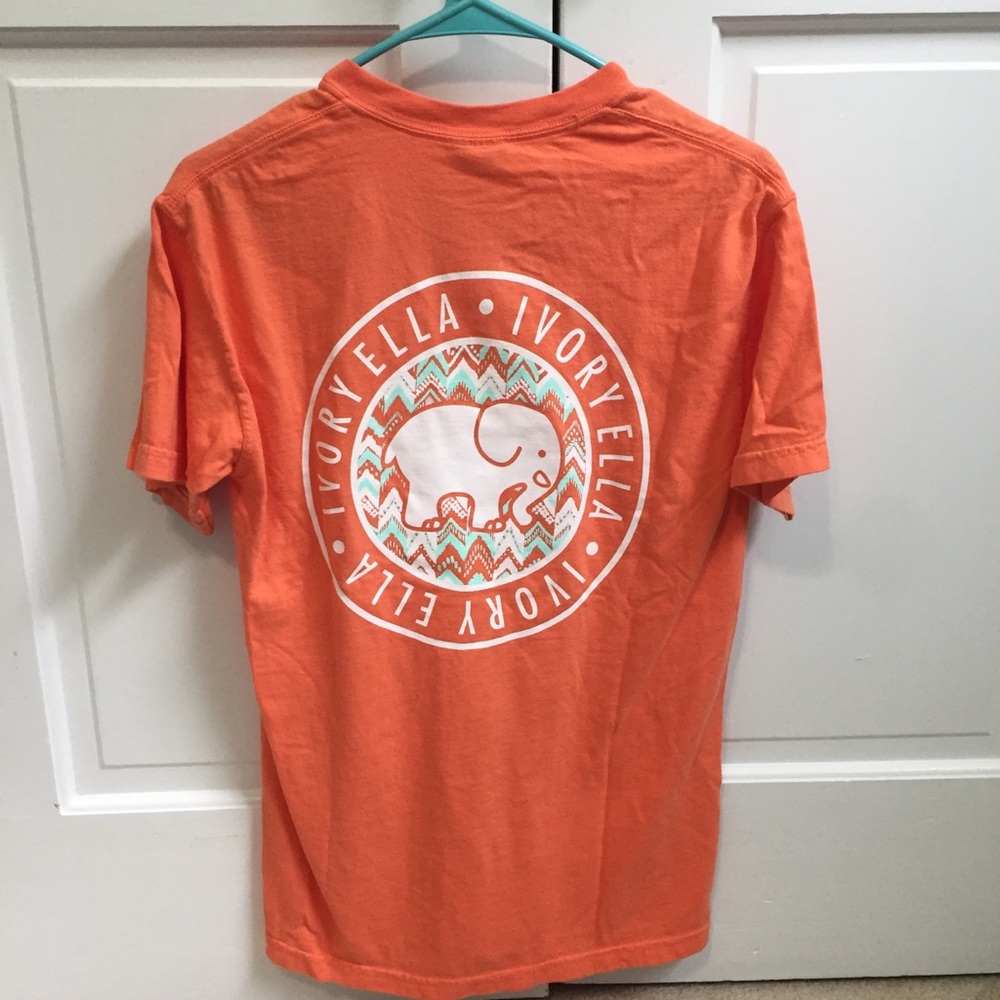Ivory Ella orange T-shirt size Small